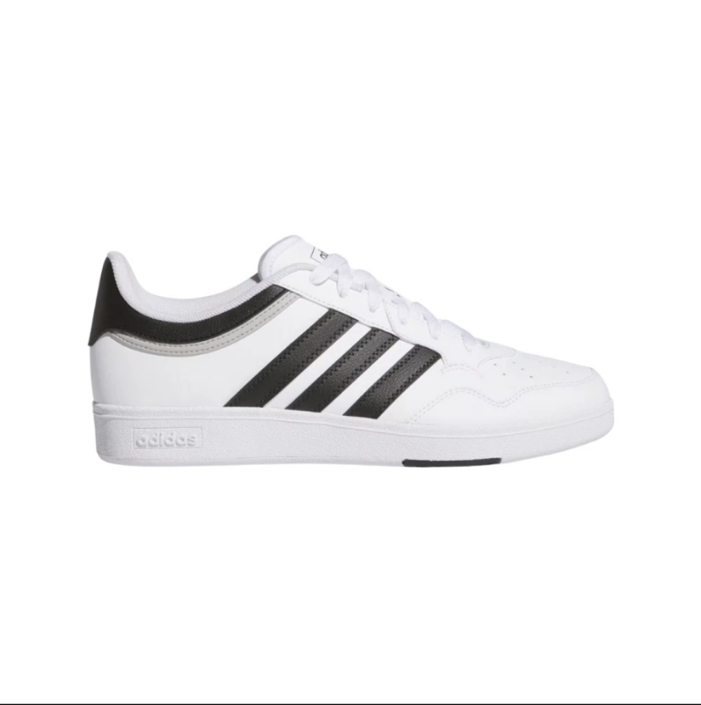Adidas Mens Hoops 4.0 Shoes Cloud White / Core Black / Grey Two